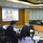 Dr Theresa Devasahayam, a GESI specialist, delivering the workshop